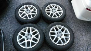 フォルクスワーゲン 純正BBS16インチ 205/45R16 濃 バリ山