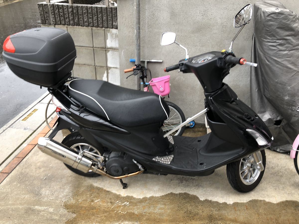アドレスv125 s g 武川　コーンオーバルマフラー　中古　美品　JMCA O2 格安　売り切り　