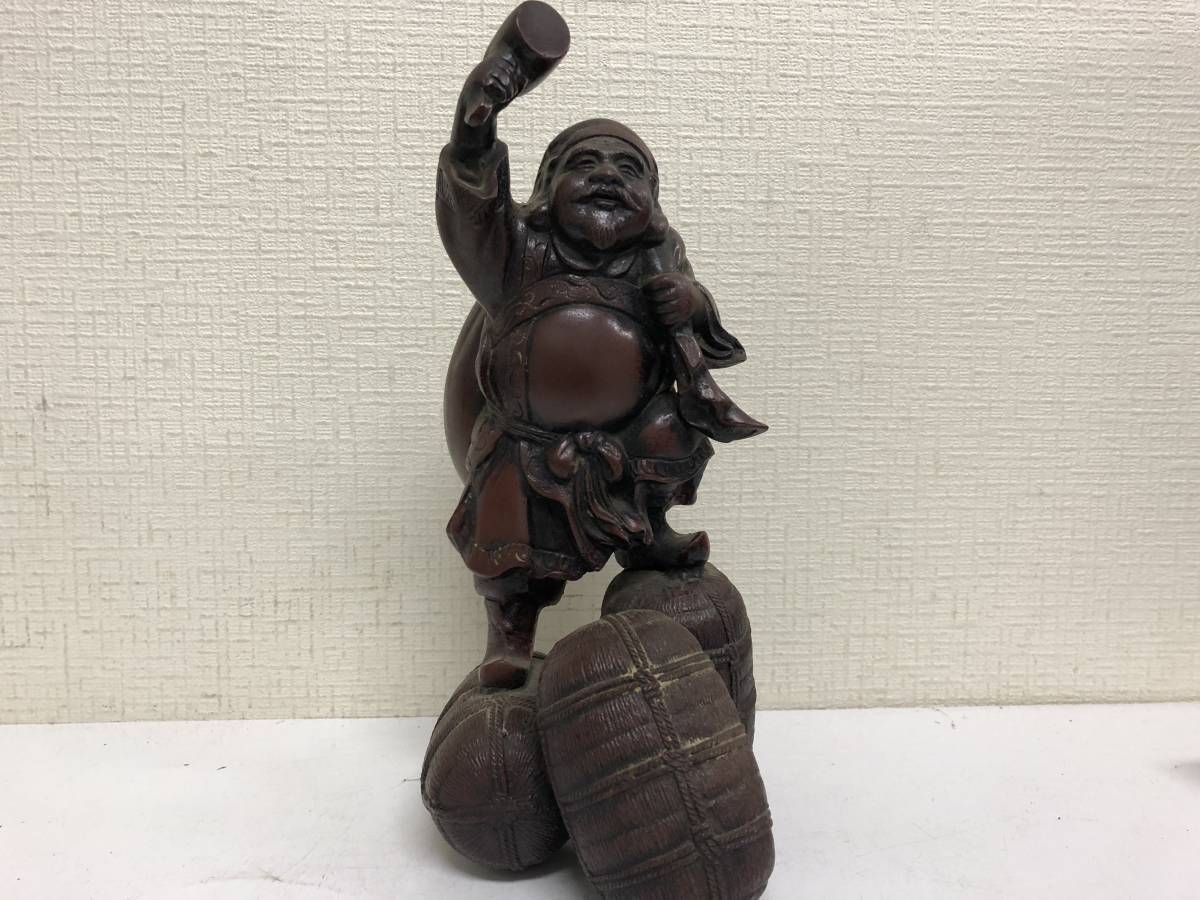 新品，高品質 レトロ 真鍮製 大黒天 大黒様 七福神 唐金 縁起物 金属工芸 和 骨董 2.04kg 24.5cm 商売盛 出世開運 五穀豊穣 子孫愛育 TR(真鍮製)｜売買されたオークション情報、yahooの商品情報をアーカイブ公開 真鍮製