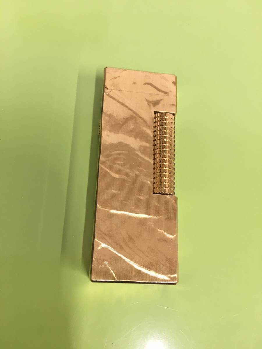 【661】ダンヒル　ライター　ゴールド　箱付き美品_2
