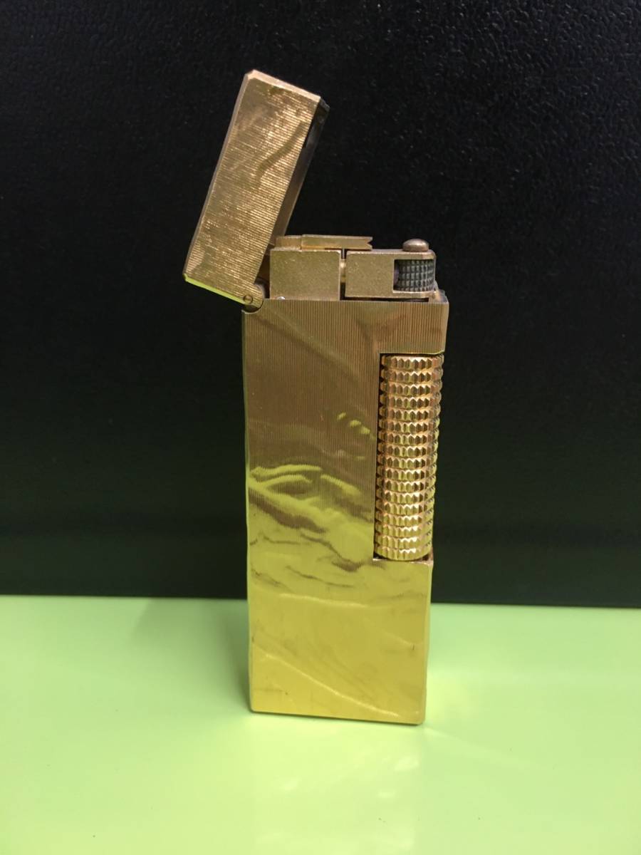 【661】ダンヒル　ライター　ゴールド　箱付き美品_3