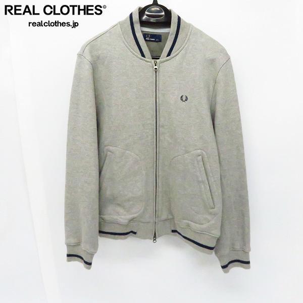 FRED PERRY グレー ジップアップジャケット ☆FRED PERRY/フレッドペリー スウェット地 ジップアップ ジャケット
