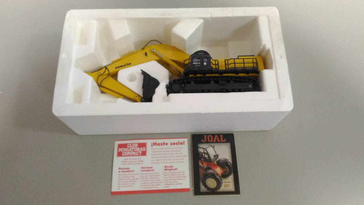 低価，2026 JOAL ショベルカー PC1100LC-6 avance コマツ/KOMATSU 1/50