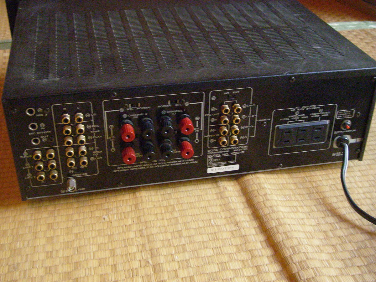 BOSE 4702-Ⅲ ボーズ BOSE 4702-Ⅲ 4チャンネルプリメインアンプ 
