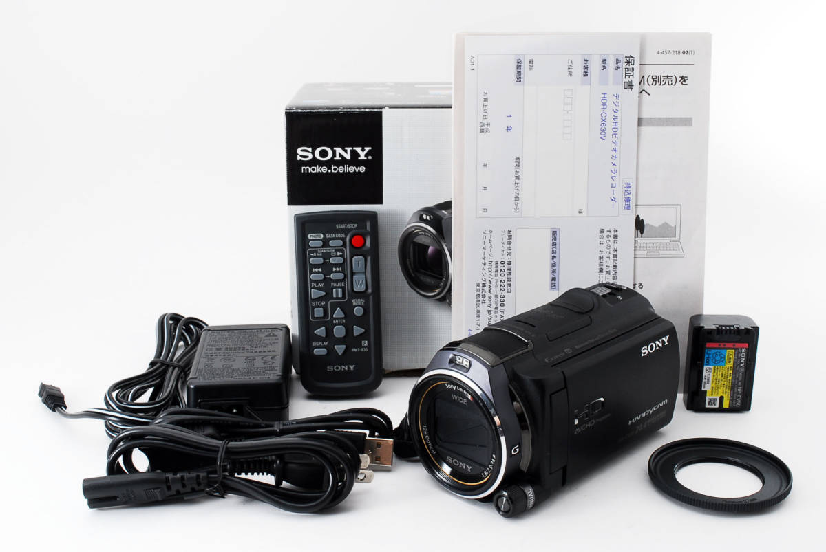 ☆超極上☆ソニー SONY HANDYCAM HDR-CX630V ☆完動☆#E075 HANDYCAM HDR-