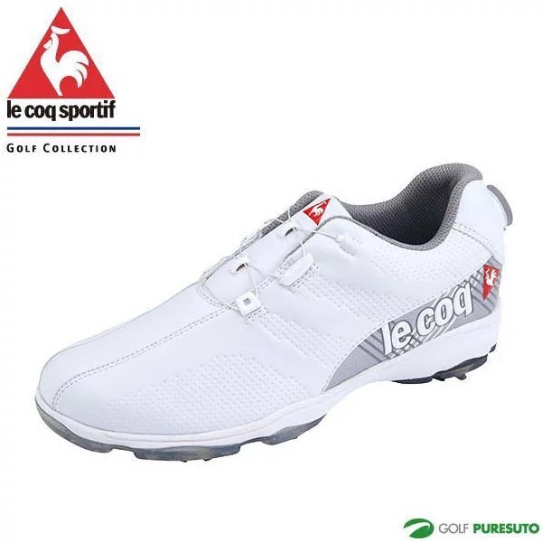 新作登場，爆買い ルコックゴルフ シューズ QQ2NJA01 ホワイト WH00 ヒールダイヤル式 WLS 25.5cm le coq sportif 2019年モデル(25.5cm)｜売買されたオークション情報、yahooの商品情報をアーカイブ公開 - オークファン 25.5cm