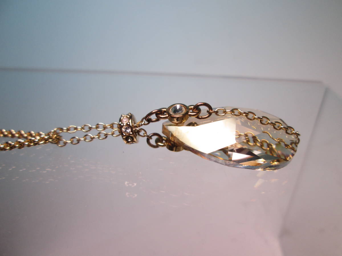 ☆スワロフスキー SWAROVSKI クリスタル&ラインストーンのネックレス 