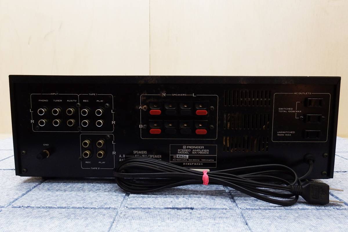 PIONEER プリメインアンプ Pioneer パイオニア SA-7800 SA-7800Ⅱ