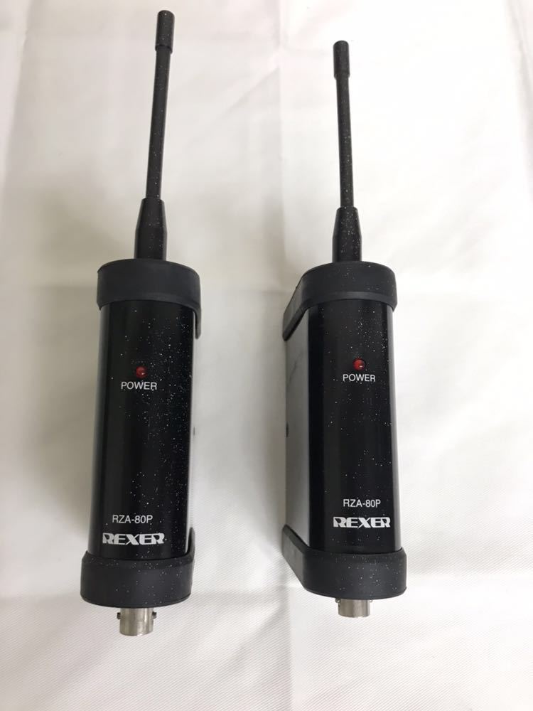 REXER VXR-802 ワイヤレスシステム 専用マイク1個付属 ☆【ワイヤレ/スマイク【B-11】REXER（VX802）☆ REXER ワイヤレス
