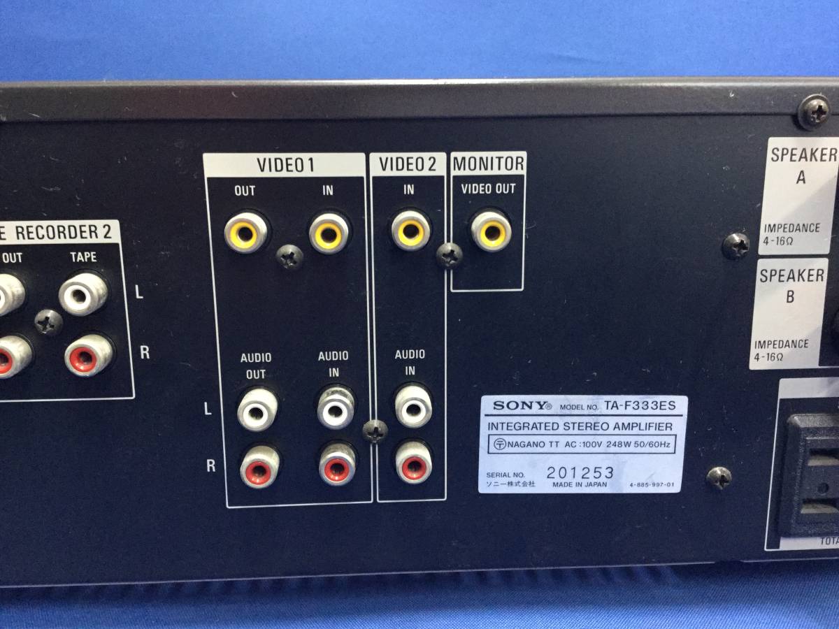 SONY ソニー プリメインアンプ TA-F333ESX TA 公式通販 TA-F333ESR