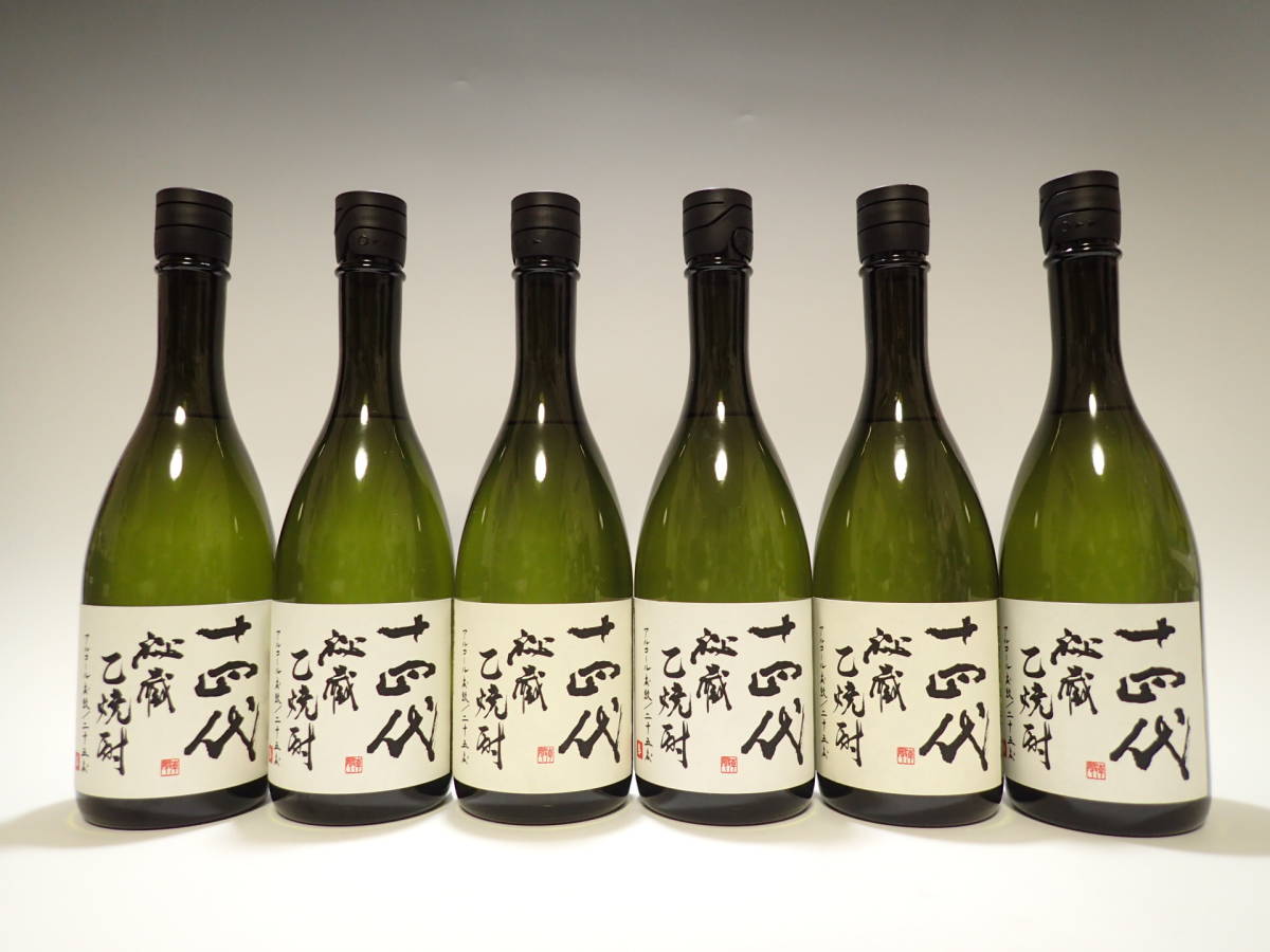 十四代 高木酒造 米焼酎 十四代 秘蔵 乙焼酎 リニューアルボトル 四合瓶 Newボトル 720ml 6本セット 送料無料
