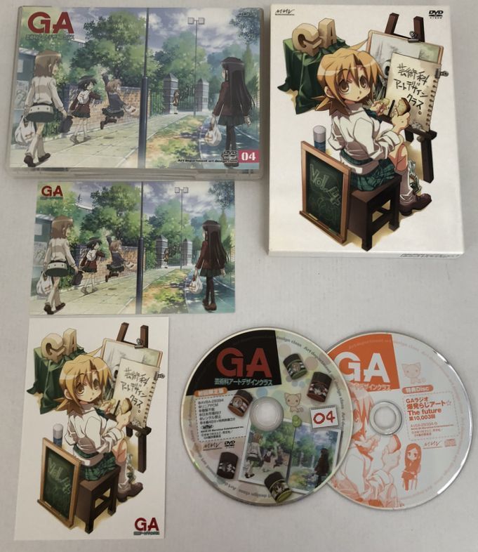 N551★[DVD]GA 芸術科アートデザインクラス 1～6巻+OVA 全7巻セット（初回限定版） 中古品★