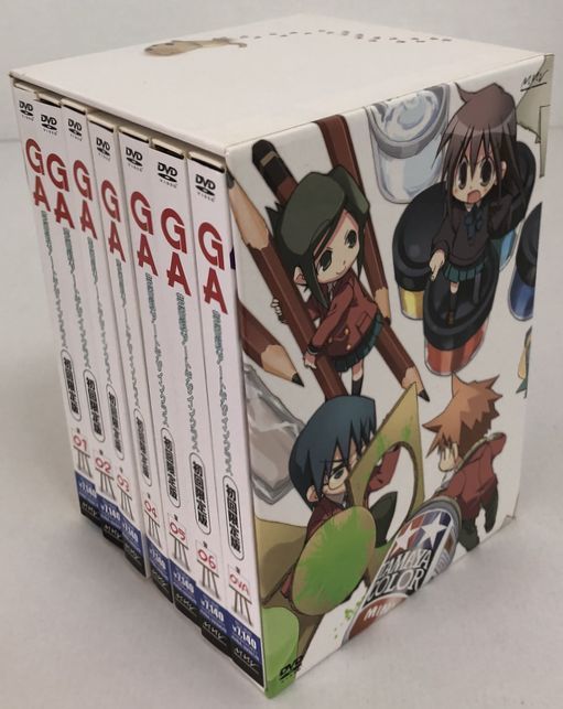 N551★[DVD]GA 芸術科アートデザインクラス 1～6巻+OVA 全7巻セット（初回限定版） 中古品★