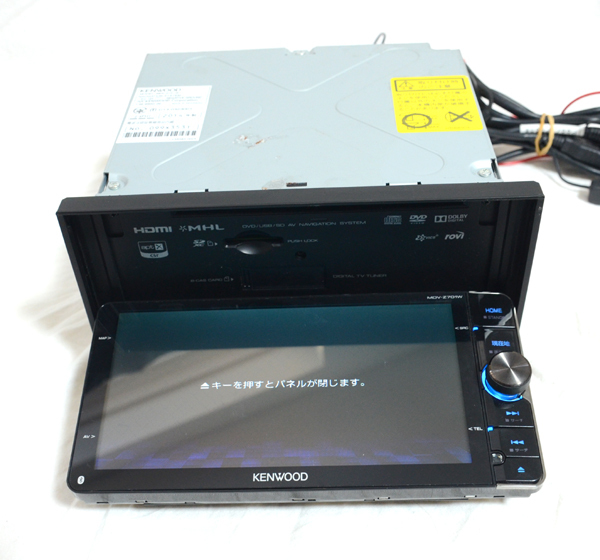 ケンウッド KENWOOD 彩速ナビ メモリーナビ MDV-Z701W カーナビ 地図