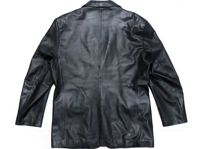 即決☆Wind Armor☆メンズXXL レザーテーラードジャケット ウィンド