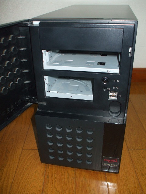 Micro-ATXケース 一般マザー使用可　400W電源付　東芝 LiTE　41SEのケース_6