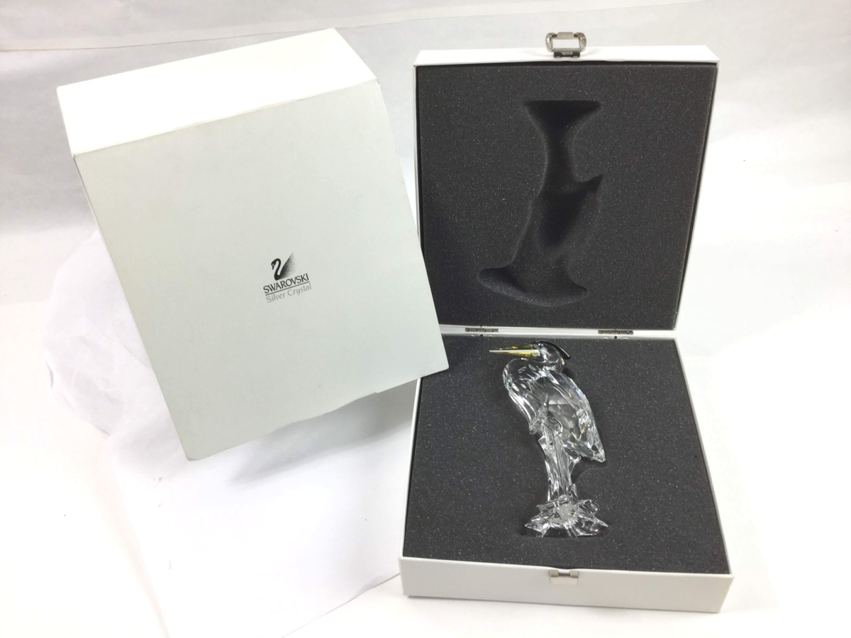 Silver 0 Crystal Heron Swarovski Retired SWAROVSKI - HERON SILVER