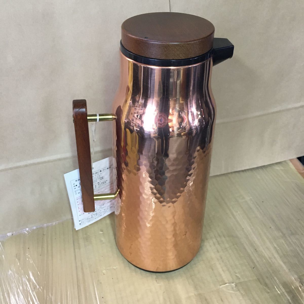 象印魔法瓶　COPPER POT 銅ポット　VGA-1000　象印　銅製魔法瓶 ZOJIRUSHI 象印 昭和レトロ COPPER POT VGA-1000 未使用品 魔法瓶 1