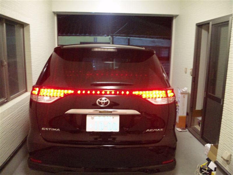 エスティマ 0 中期 50系 - ブレーキランプ 純正テール全灯化LED加工 