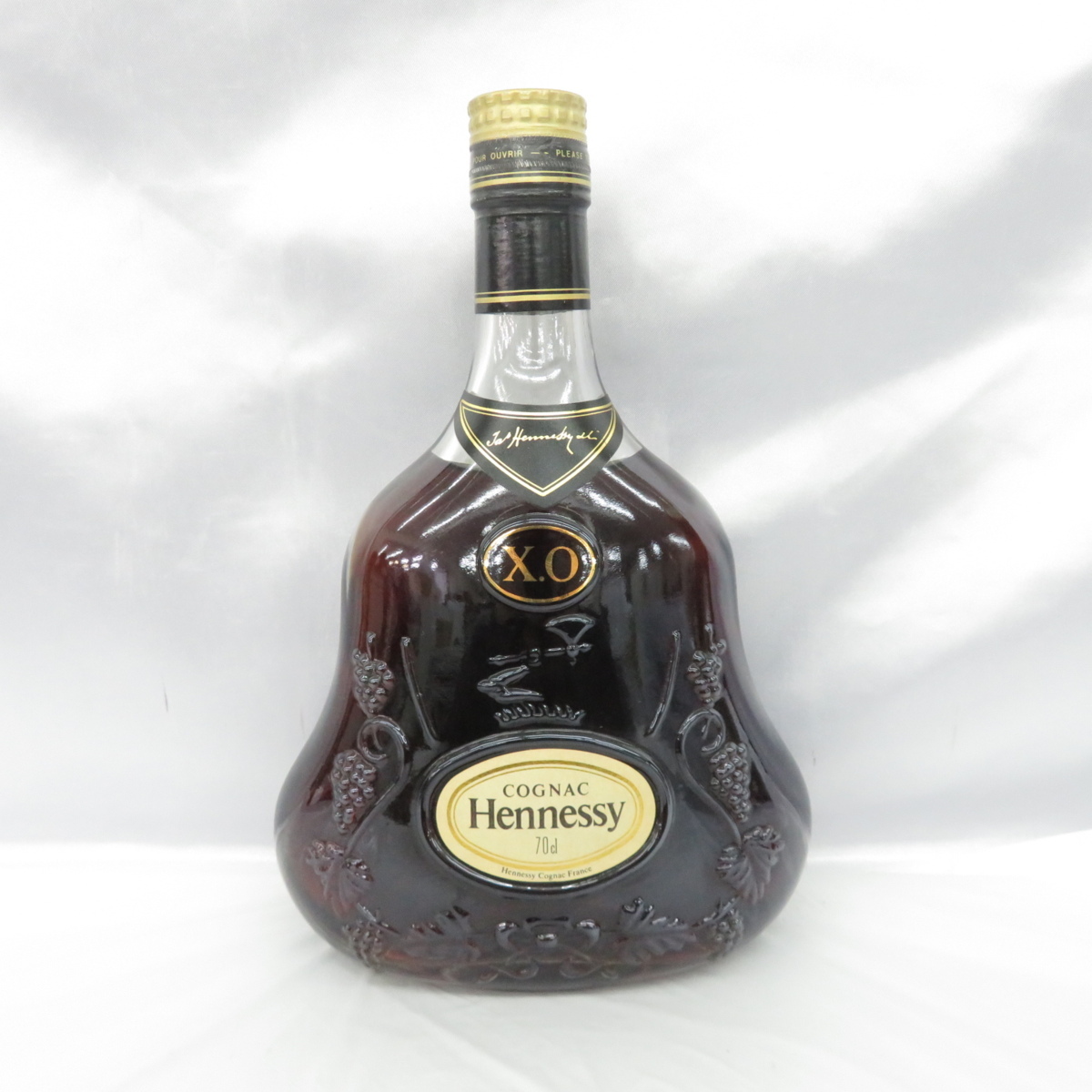 金キャップ XO ヘネシー クリアボトル Hennessy コニャック 700ml 未開 