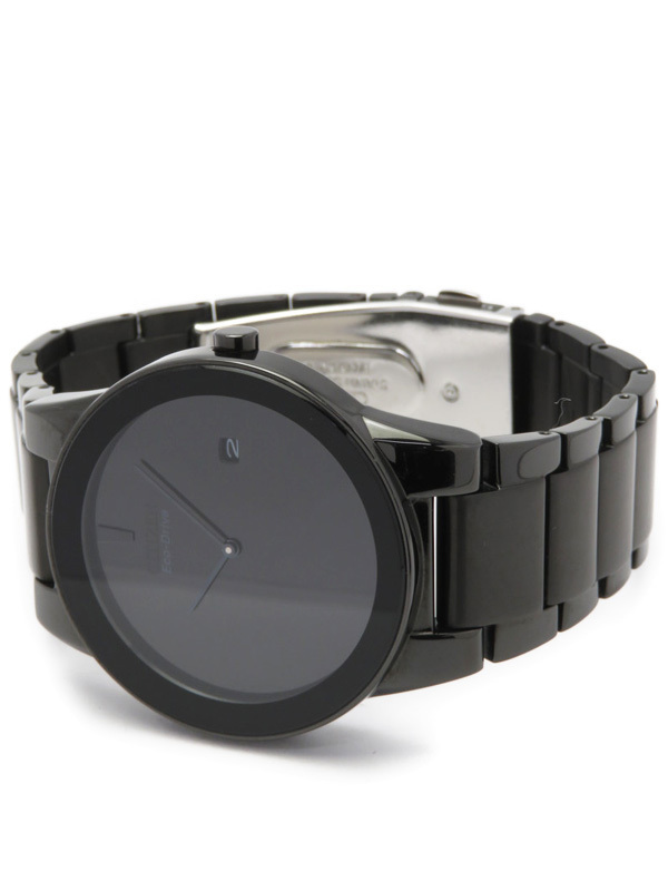 【1円】【正規品】【新入荷】シチズン エコドライブ CITIZEN ECO DRIVE】ソーラー腕時計メンズ腕時計メタルアンティークブラック黒とけい