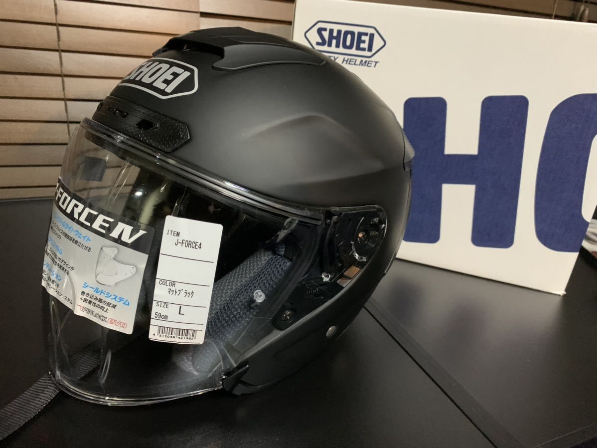 ショウエイ J-FORCE Ⅳ/4 L/59cm ヘルメット マットブラック SHOEI