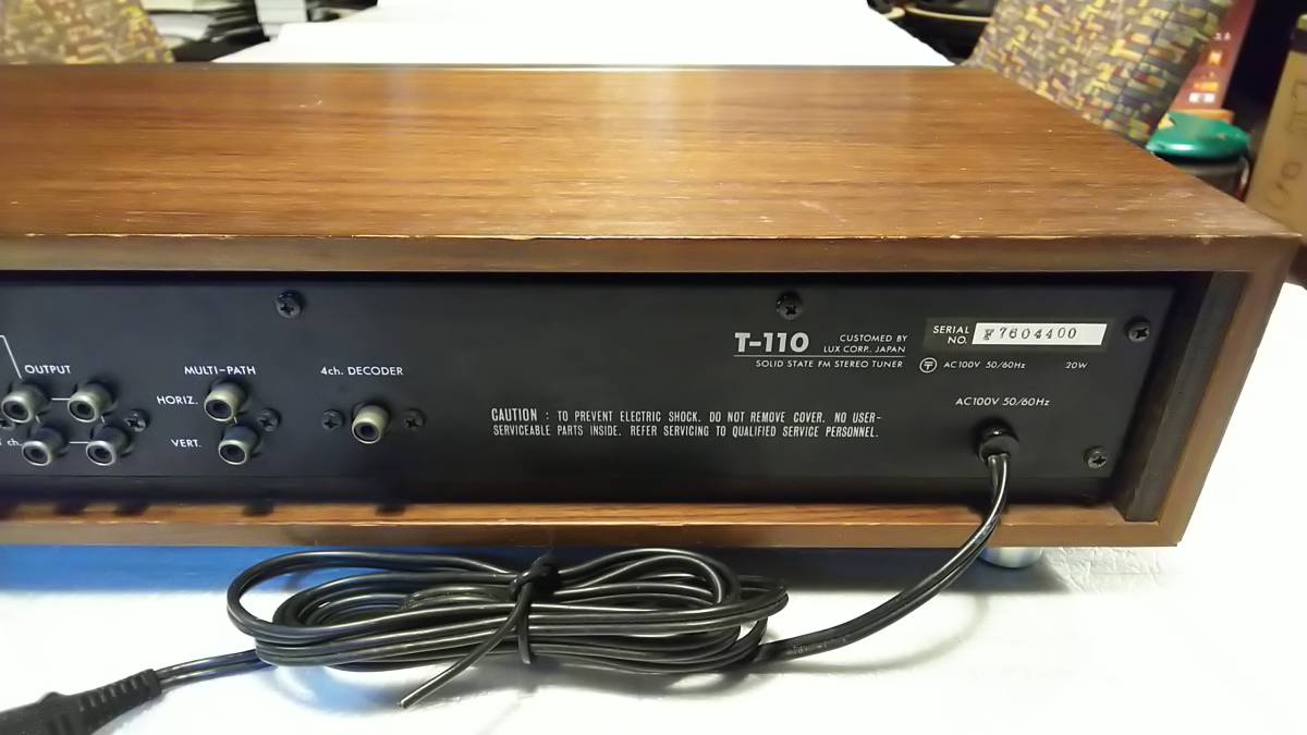 T-110 Luxman FM Tuner LUXMAN LUXMAN|メンテナンス済みLUXMAN