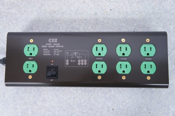 A460710S】CSE ゼロクロススイッチ装備 ZX-80A 8口 電源タップ 家電