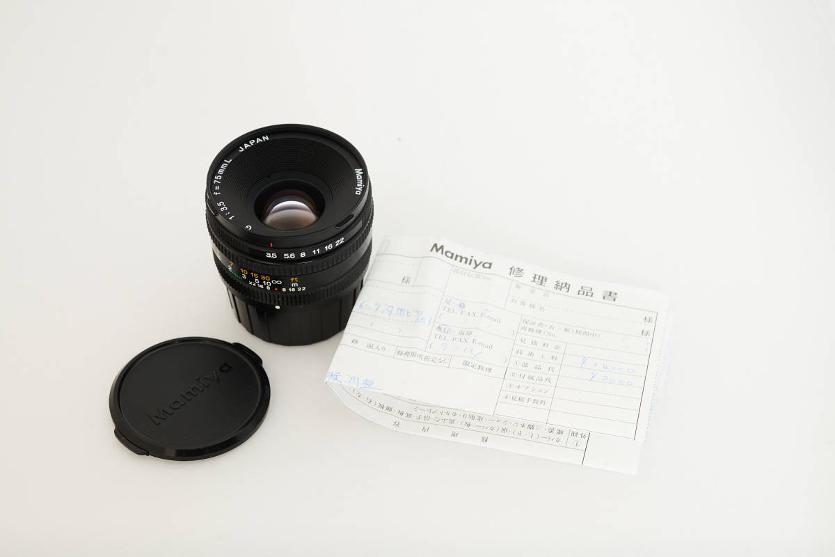 ☆極上美品 Mamiya ニューマミヤ6用 G75mm F3.5L 山田テクニカル 