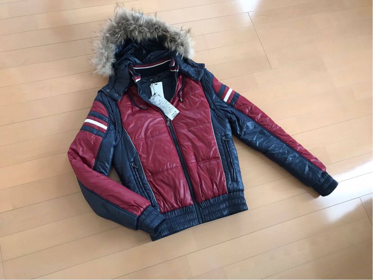 美品 DOLCE&GABBANA D&G ファー付き ダウン ジャケット ジップアップ 