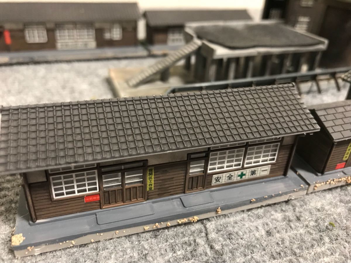 Nゲージ ジオラマ ジオコレ ストラクチャー 鉄道模型 「煙突のある街