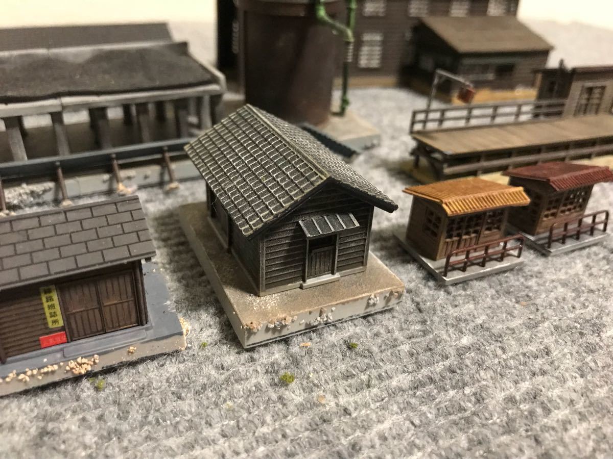 Nゲージ ジオラマ ジオコレ ストラクチャー 鉄道模型 「煙突のある街