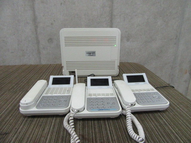 楽天市場】 日立 HITACHI ビジネスフォンセット 親機 ET-12iF-SDW 2台
