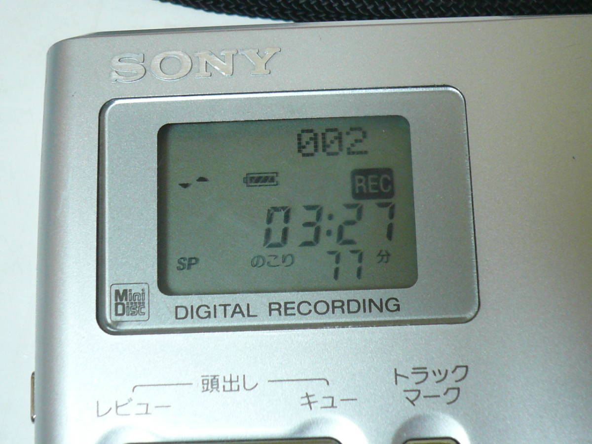 SONY/ソニー MDレコーダー☆MZ-B10☆録音/再生OK
