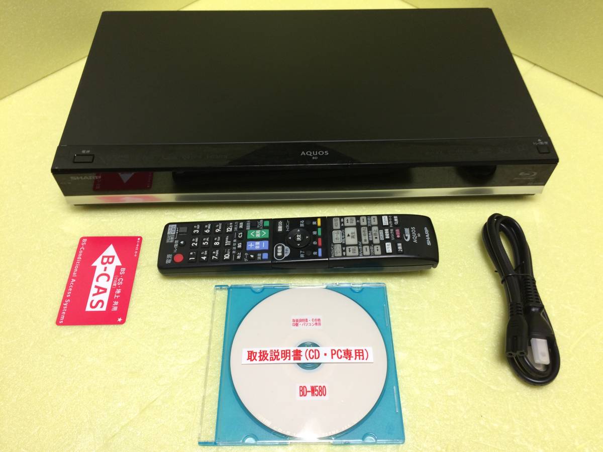 SHARP BD-W580 シャープ 0 .co ブルーレイ SHARP シャープ BD