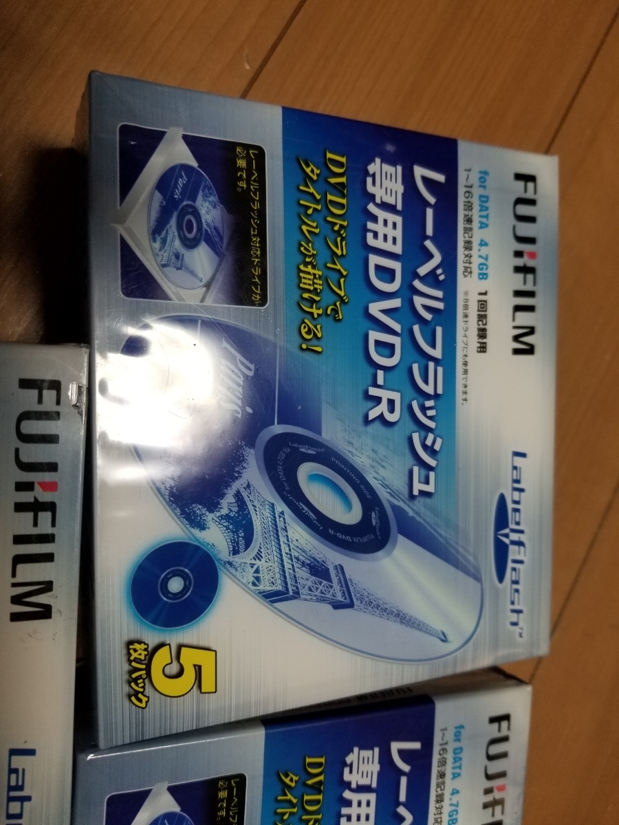 Labelflash Disc DVD-R 4.7GB 富士フイルム 16倍速 Labelflash 10ミリケース 5枚パック3(DVD-R)|売買されたオークション情報 ...