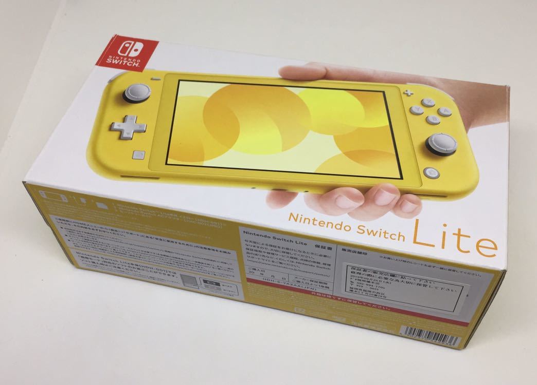 07w41887☆1円~ Nintendo switch Lite スイッチライト 購入 動作品