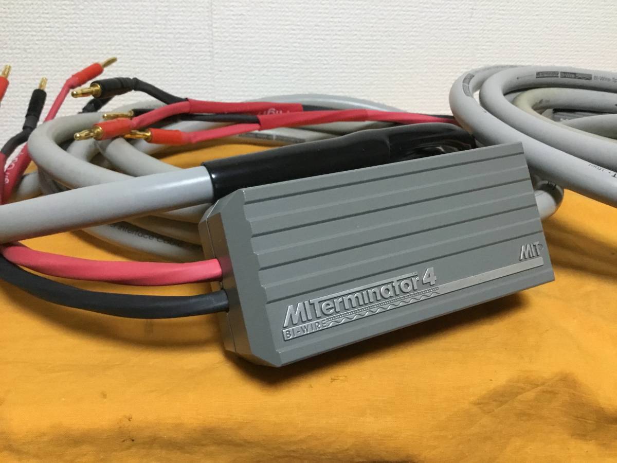 MIT MITerminator4 バイワイヤースピーカーケーブル 約450センチペア