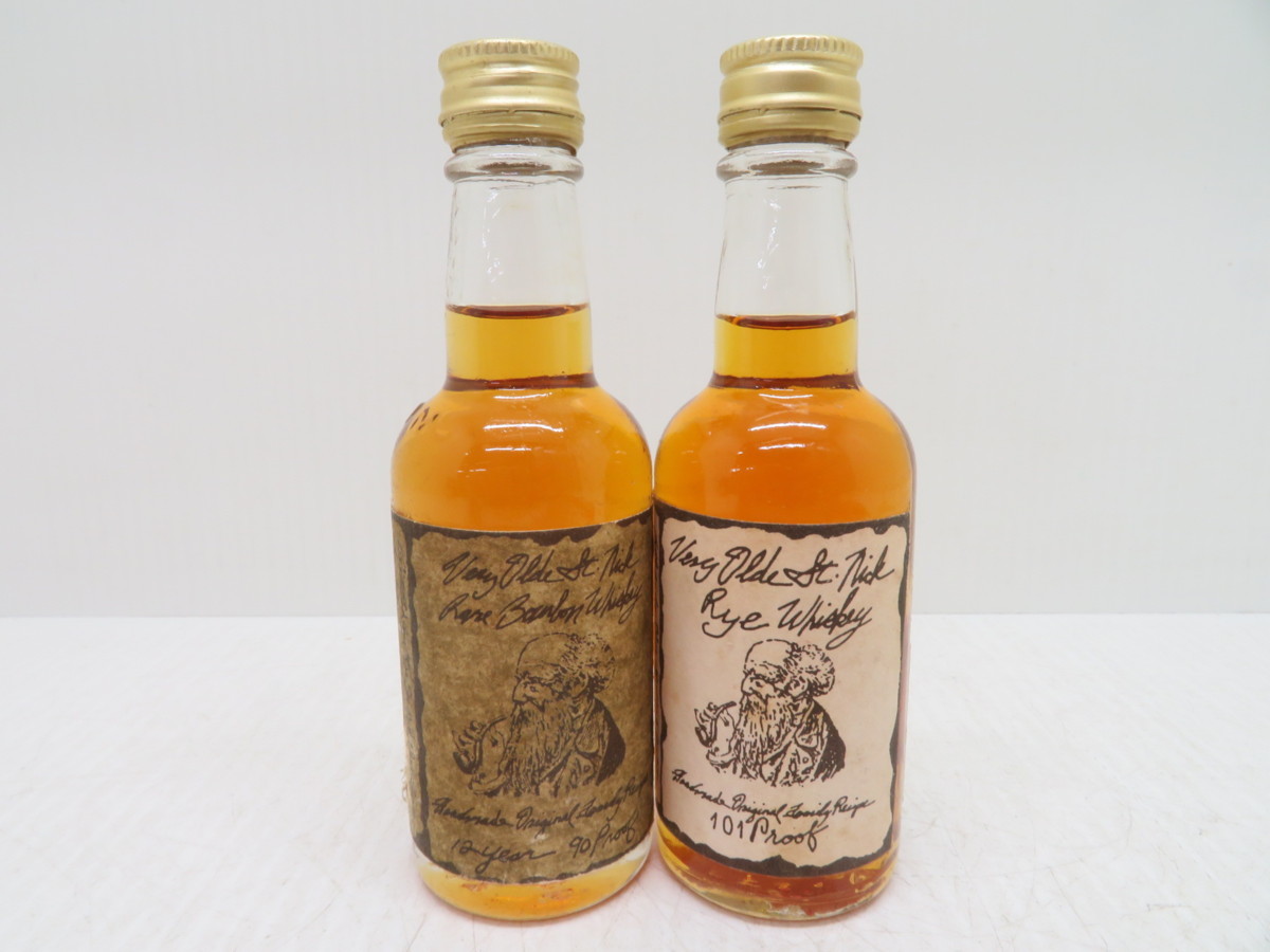 最新作，新作登場 2本 Very Old St. Nick/ベリーオールドセントニック 12年 ライ ミニチュアボトル バーボン ウイスキー 50ml 45% 50.5% 古酒(バーボン)｜売買されたオークション情報、yahooの商品情報をアーカイブ公開 - バーボン