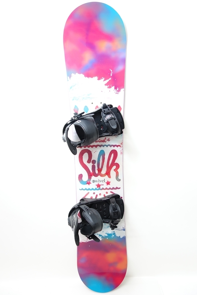 中古 15/16 SWIVEL SILK 138cm CSB ビンディング付き スノーボード 