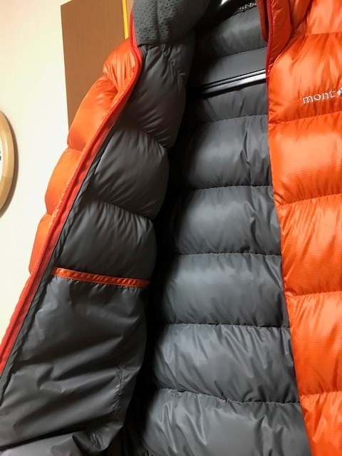mont-bell モンベル　ライトアルパイン ダウン　オレンジ　メンズ M サイズ_3