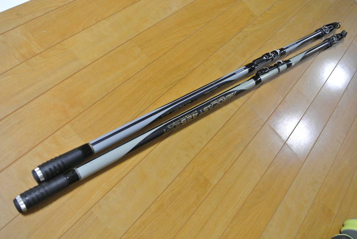  シマノ エアロキャスト 405FX-T 425EX-T 2本セット(シマノ)｜売買されたオークション情報、yahooの商品情報をアーカイブ公開 - オークファン 投げ竿