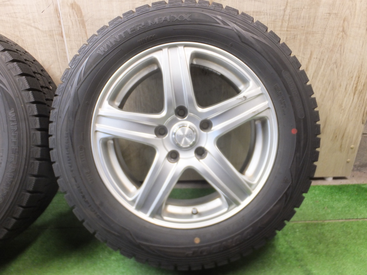 超バリ溝！ほぼ10分 2017年製☆スタッドレス 215/60R16 ダンロップ 