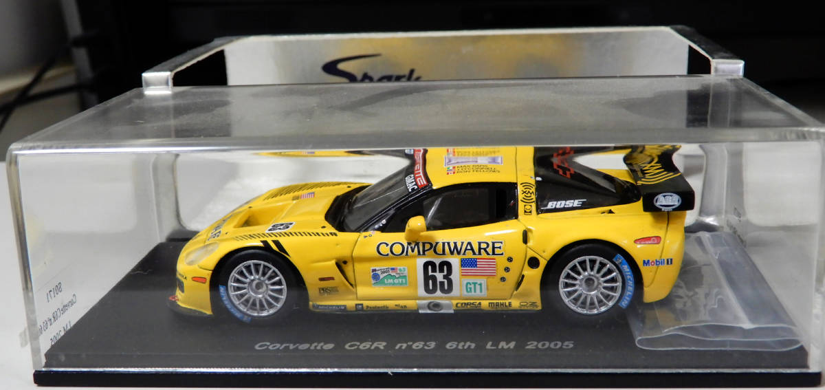 SPARK-MODEL S1528 Scale 1/43 | CHEVROLET CORVETTE C6R N 63 WINNER 24h LE MANS LMGT1 2009 O