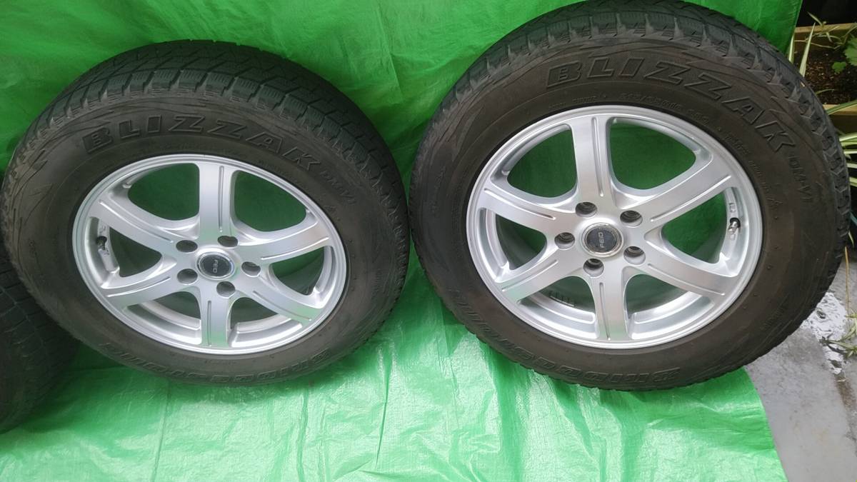 ジャンク 215/65R16 スタッドレスタイヤホイール4本セット ブリザック 