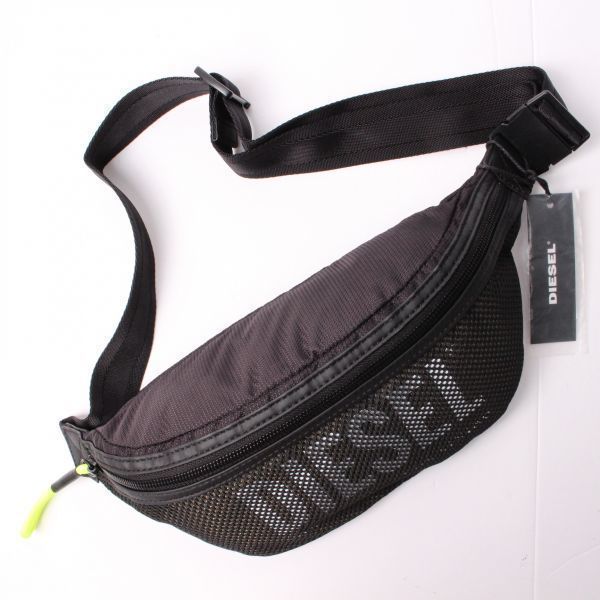 特価窓口 新品 DIESEL ディーゼル ロゴ ウエストバッグ ボディバッグ
