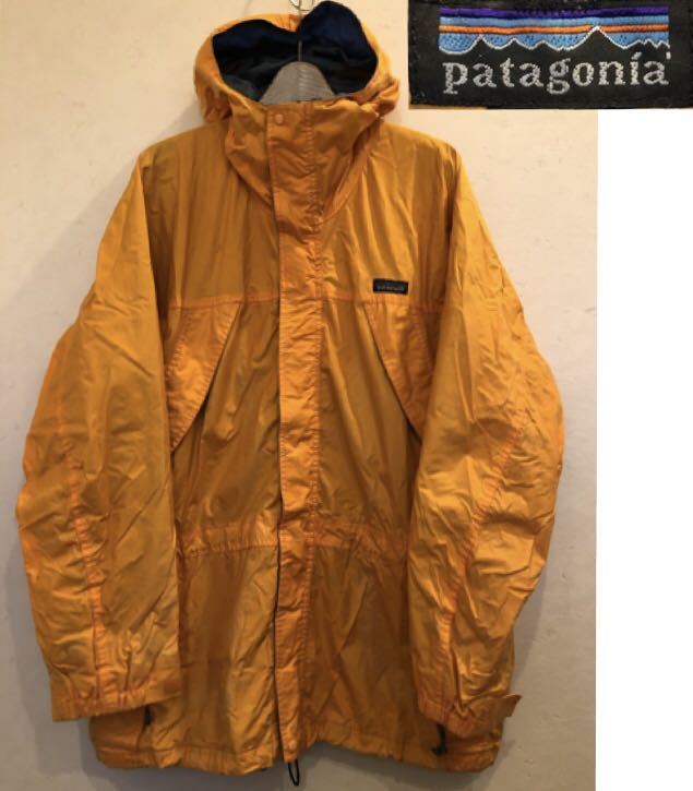  ビンテージ Patagonia パタゴニア フード付 マウンテンパーカー / インファーノ シェルド シンチラ トレントシェル ストーム ダスパーカ(Lサイズ)｜売買されたオークション情報、yahooの商品情 男性用