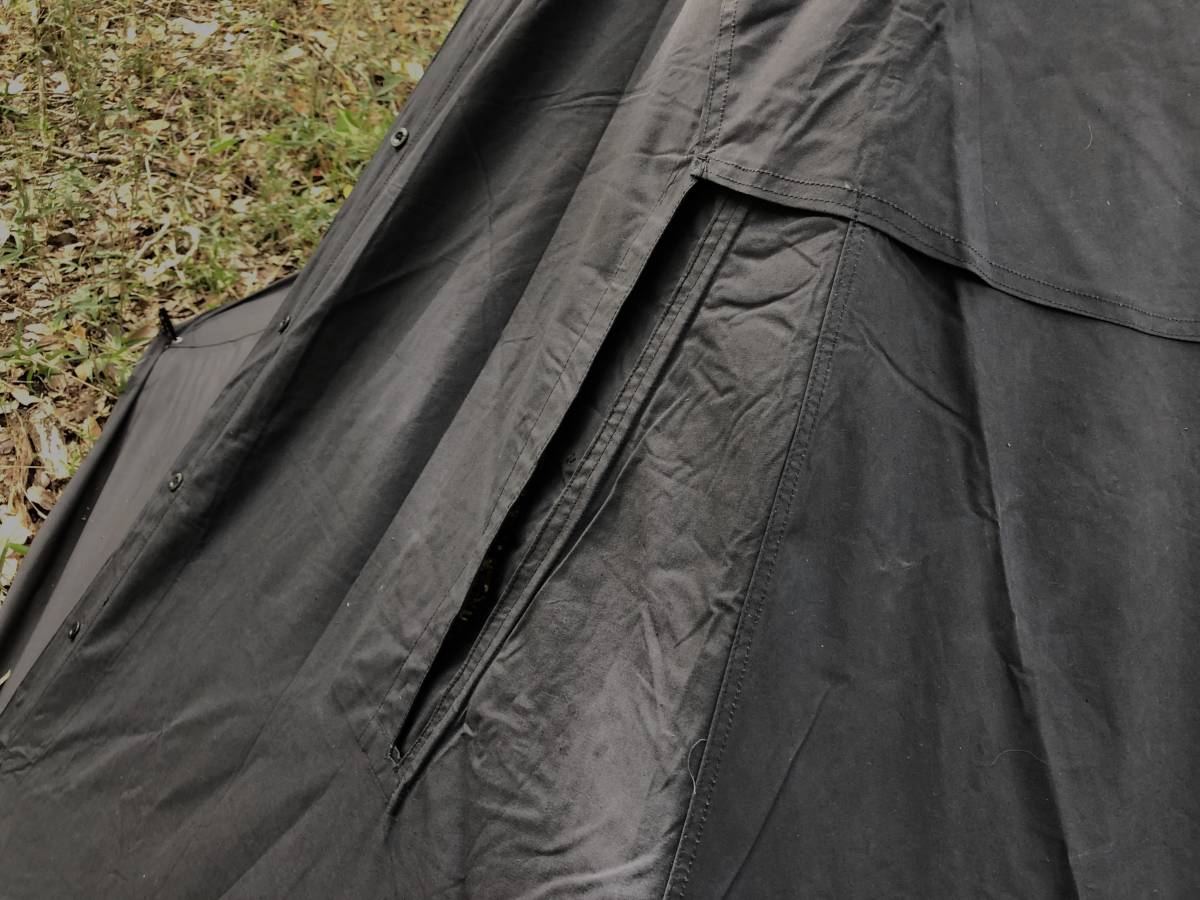 希少 ブラック ポーランド軍 ポンチョテント一式 サイズ2 （170-180