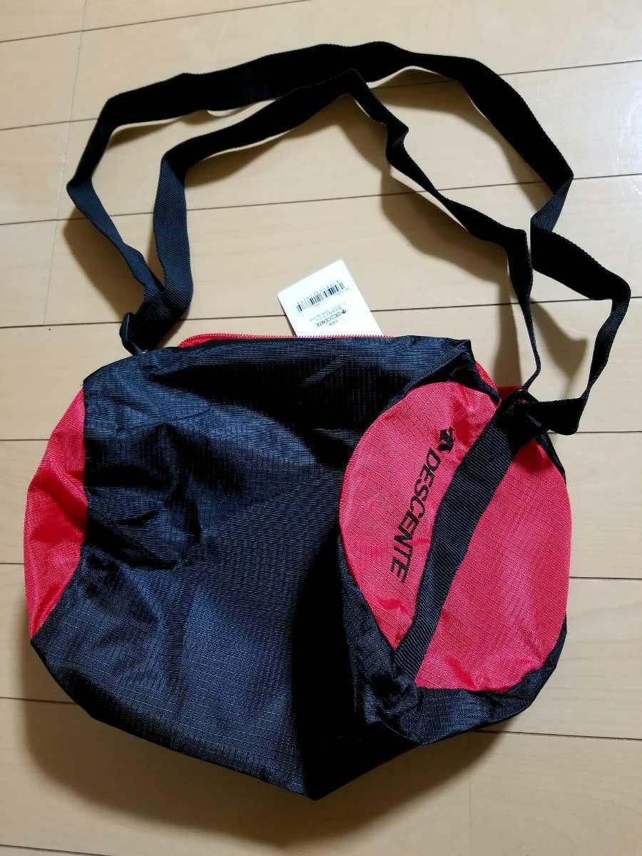 2020年、春の高校バレー春高 記念ポケッタブル ミニドラムバッグ、4L 黒×赤 国体インターハイ シャツ_3