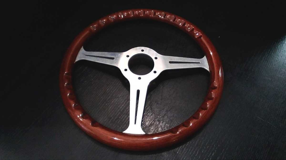 IFRA リフラ ウッドステアリング ホーンボタン付き 当時物 希少 IFRA
